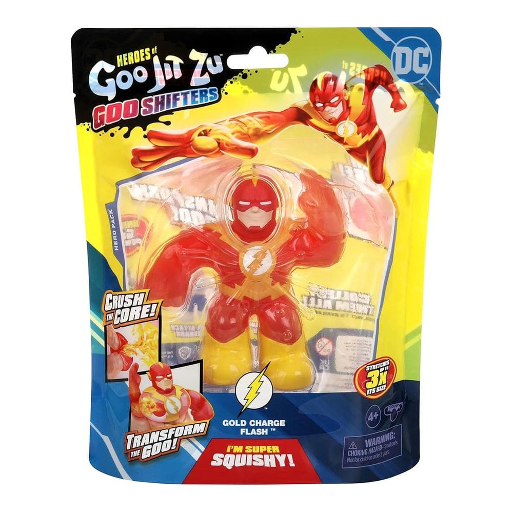 Boneco Elástico Flash de 11cm Goo Shifters - Goo Jit Zu DC