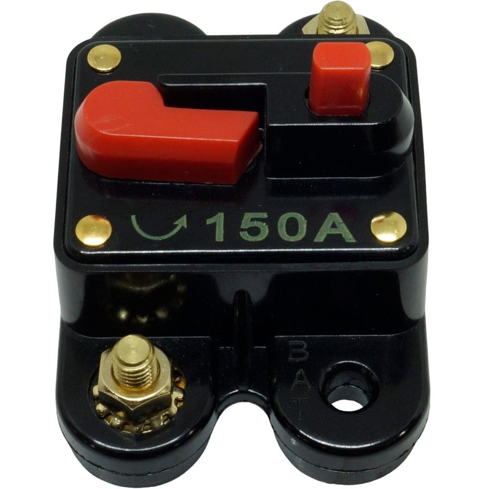 Disjuntor Automotivo 150A Proteção Som Bateria Fusível Resetável Liga Desliga Svart 0752