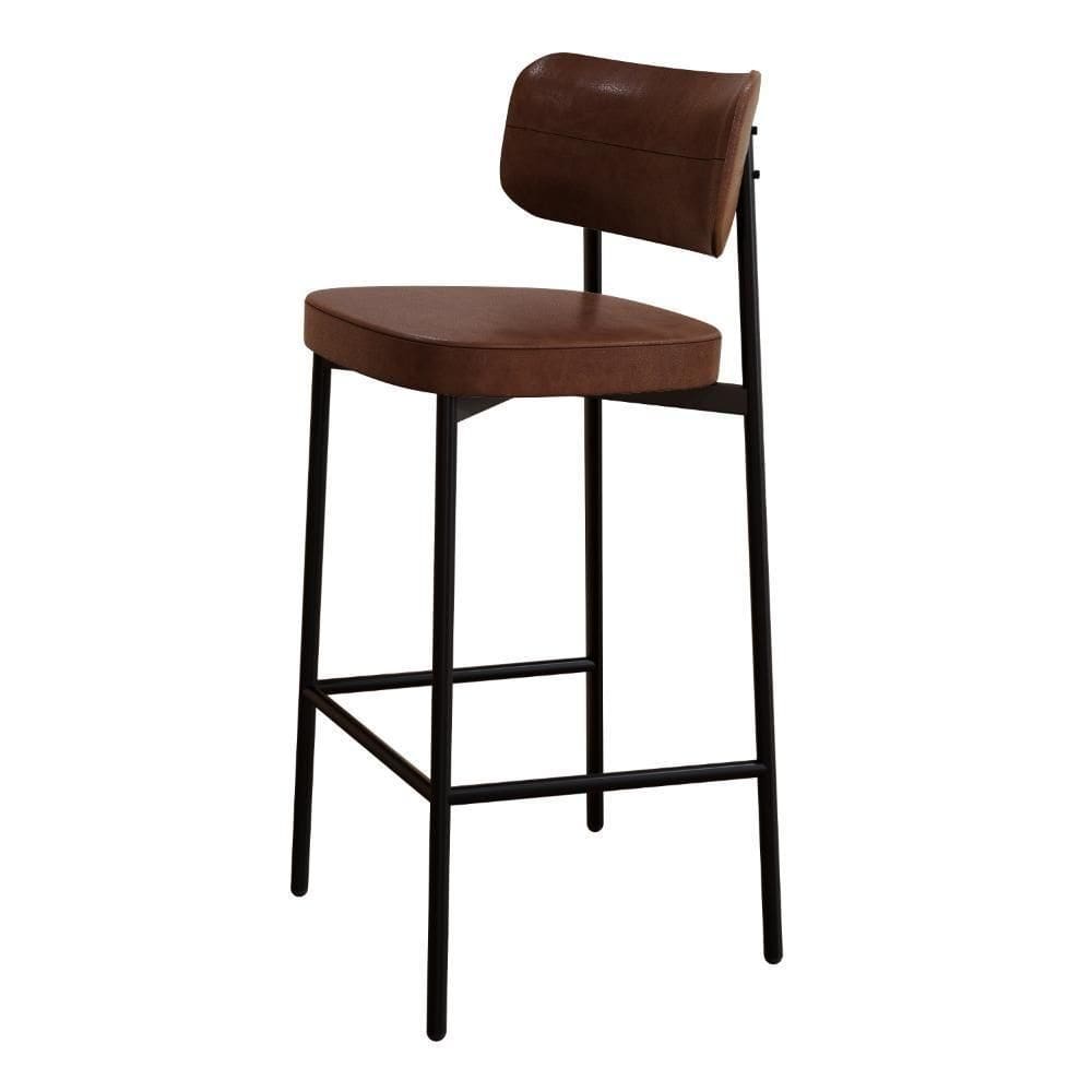 Banqueta Alloa Fixa Com 4 Pés 50 X 44,7 X 103,5 Mm Com 1 Un. Courino Whisky