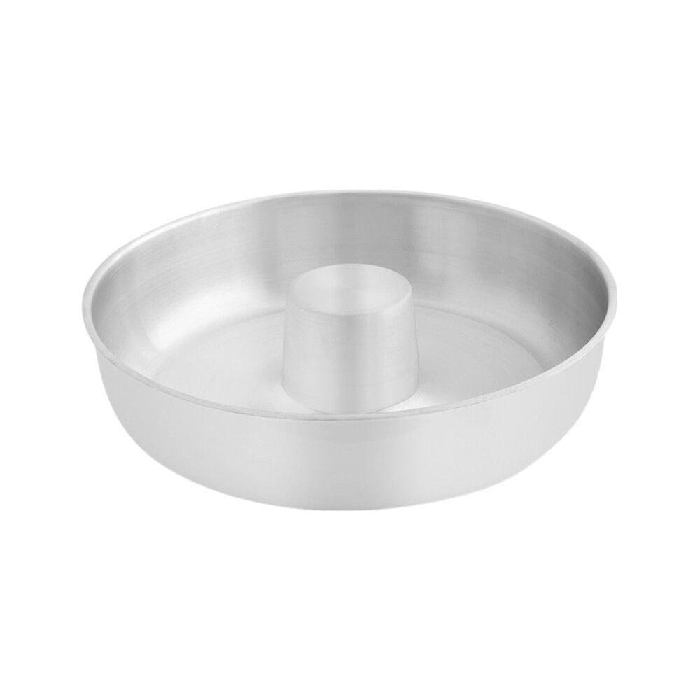 Forma De Alumínio Baixa Com Centro ø22cm Para Bolos E Pudins Gourmet