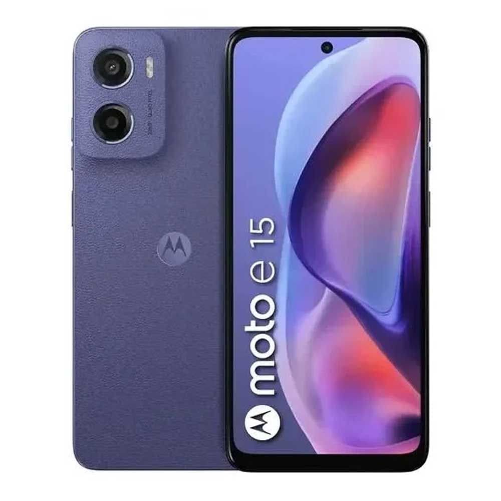 Smartphone Motorola E15 XT2523-8 Dual SIM LTE 6.5” 2GB + 64GB Roxo