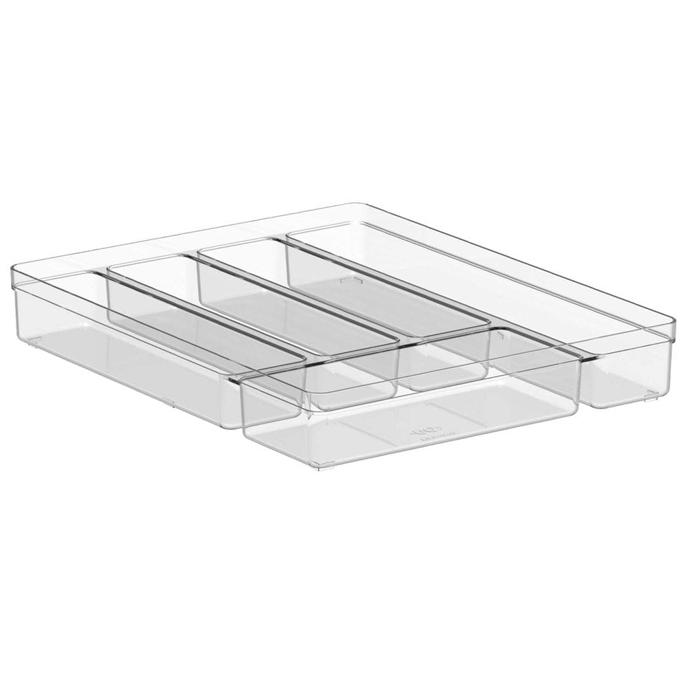 Organizador de Talheres 5 Seções Clear 30cm x 37,5cm - Ou