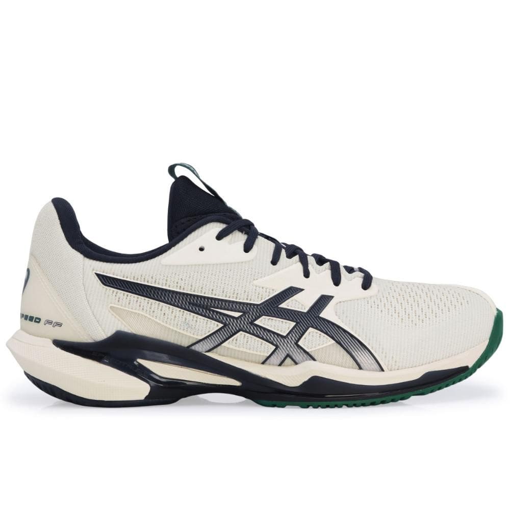 Tênis Asics Solution Speed FF 3 - All Court - Creme e Marinho