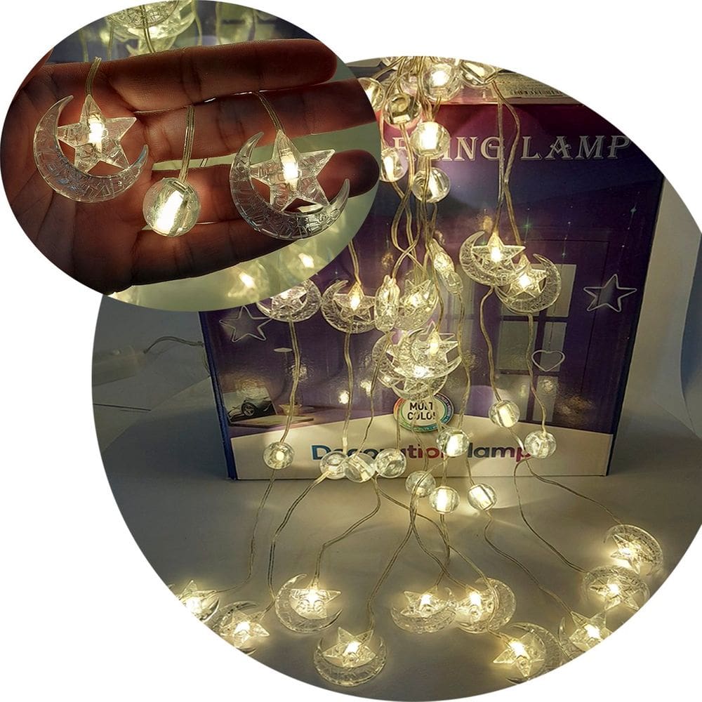 Pisca Cortina Estrelas Natal 80 Lâmpadas LEDs 3x1M 110-220v