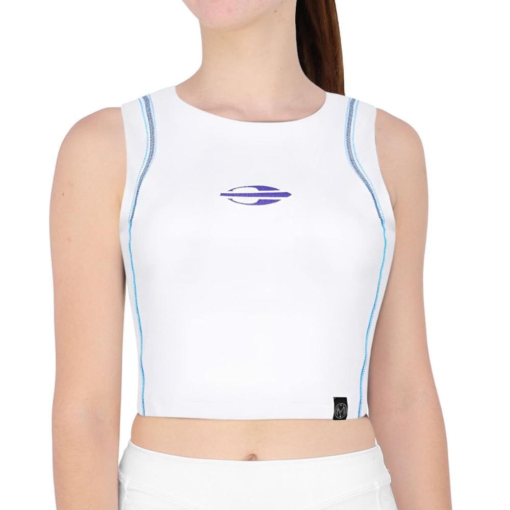 Top Cropped Mormaii Beach Vitória Marchezini 2025 Branco