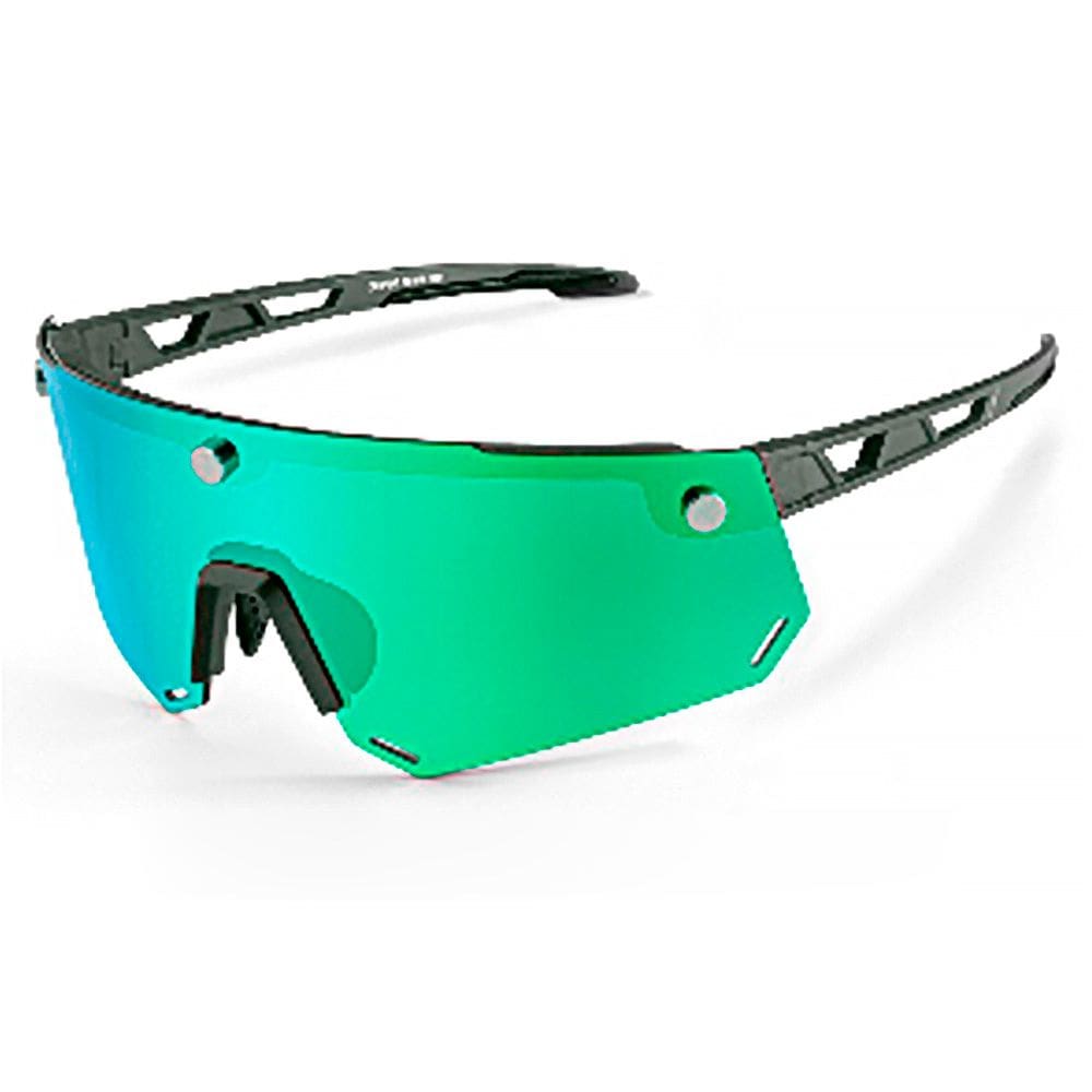 Óculos de Sol 2 em 1 Ciclismo Polarizado Cinza Rockbros