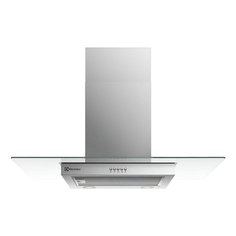Coifa De Ilha 90cm Vidro Inox Luz De Led 220v - Electrolux