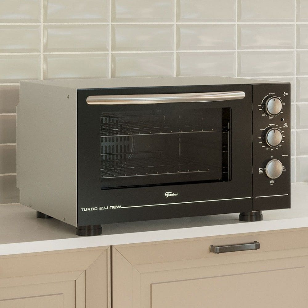 Forno Elétrico de Bancada Turbo New 48l 220v Prata - Fischer