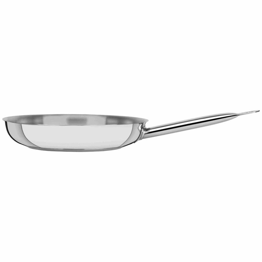 Frigideira Tramontina Professional Rasa Em Aço Inox Fundo Triplo Com Cabo 26cm 2,2L 62633260