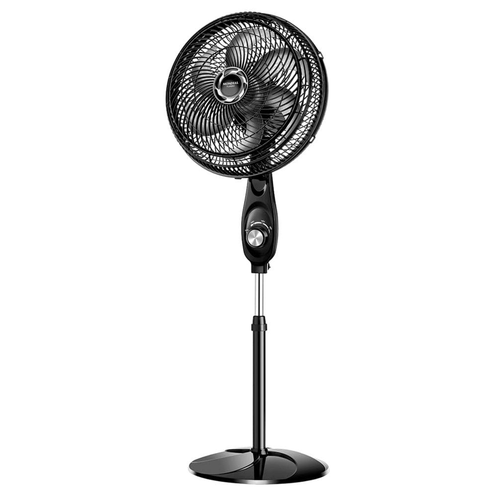 Ventilador de Coluna Mondial 30cm 6 Pás Turbo Vt-30c-nb Preto/prata - 220V