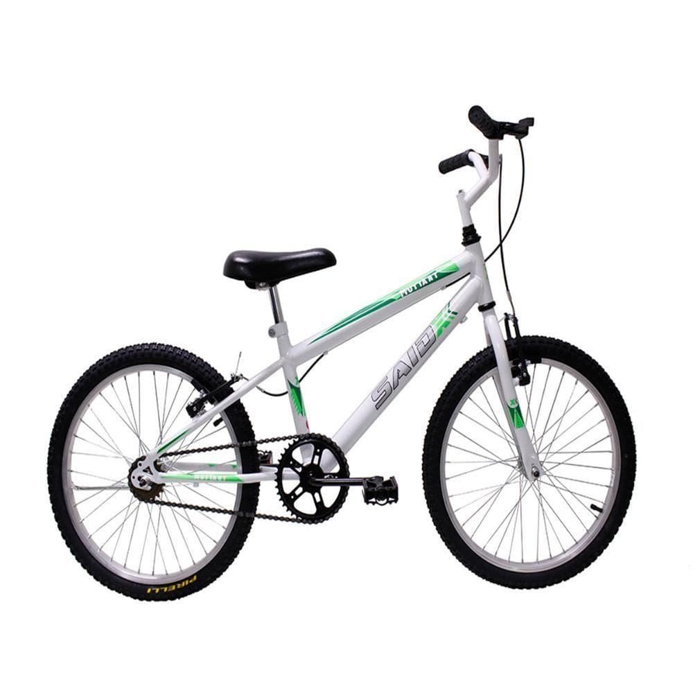 Bicicleta Aro 20 Mono Meninos Branca Com Rodinhas
