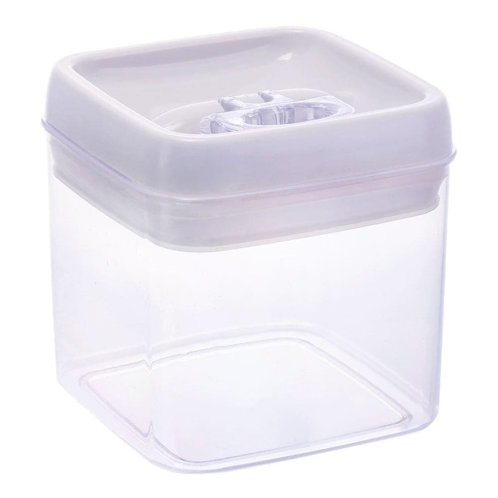Pote Hermético Quadrado 1000ml Com Tampa E Alça - Mood