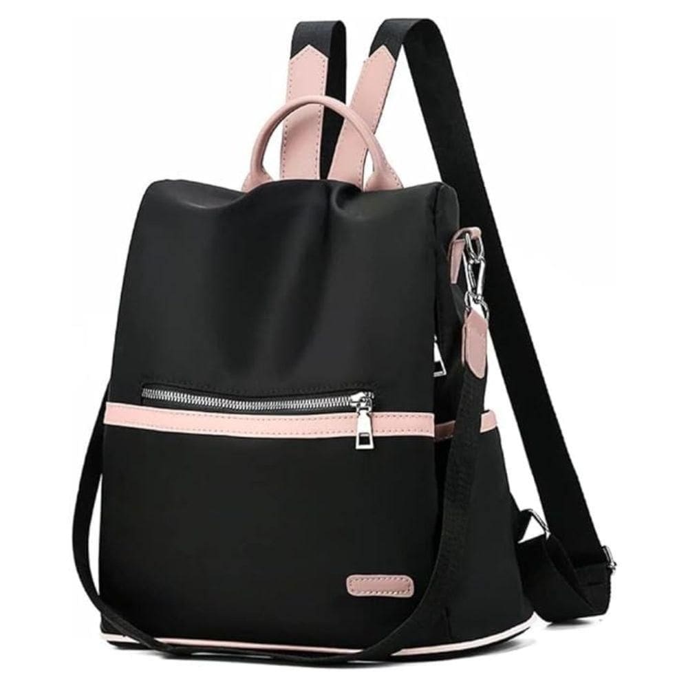 Mochila Bolsa Feminina Casual Mulheres Passeio Viagem Escola Preto unissex