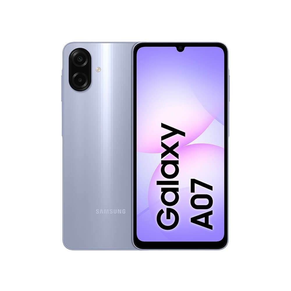 Celular Samsung Galaxy A07 256GB, 8GB, Câmera 50MP, Tela 6.7”, Proteção IP54, Processador 6nm - Violeta