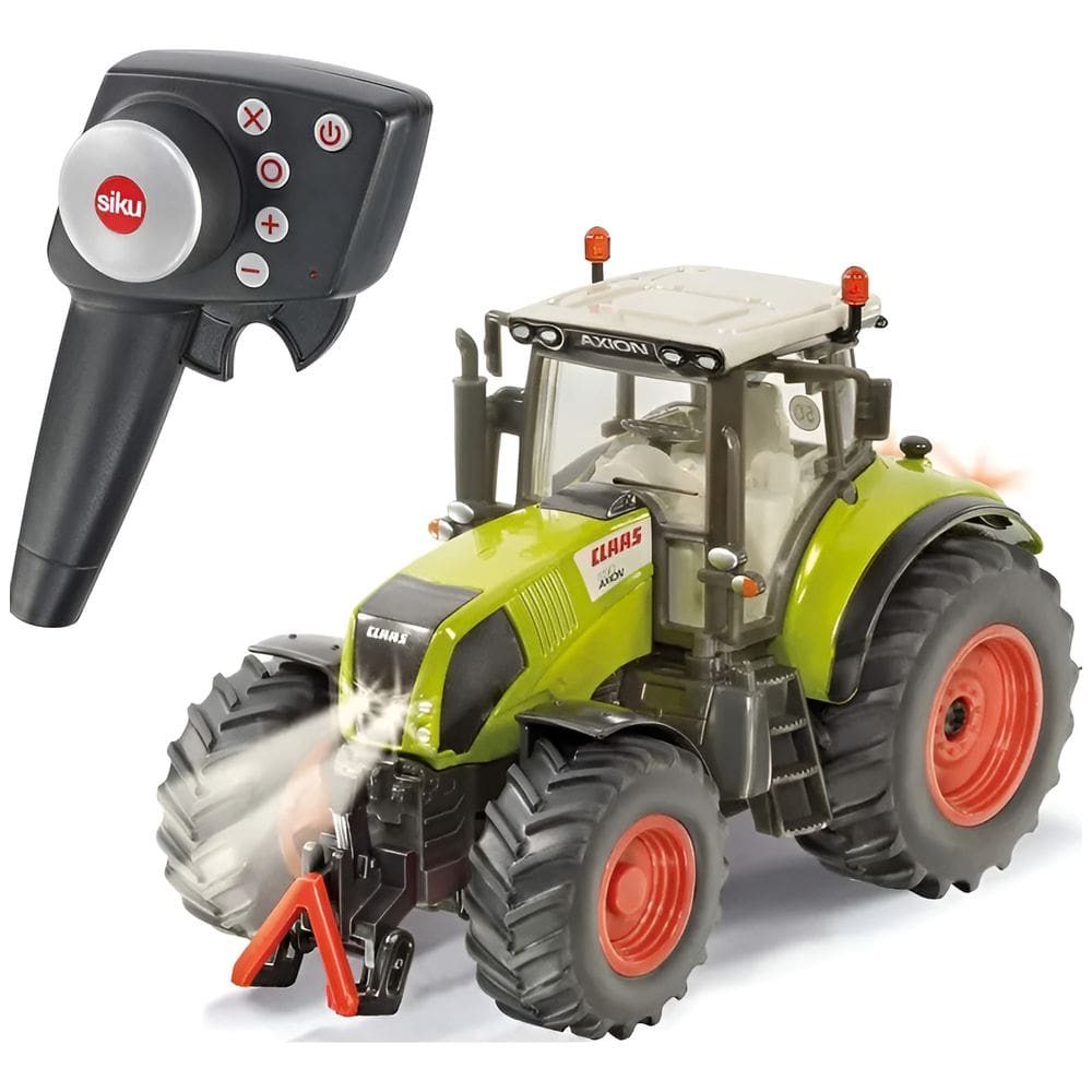 Trator de Controle Remoto Claas Axion 850 Set 4x4 Siku 1/32