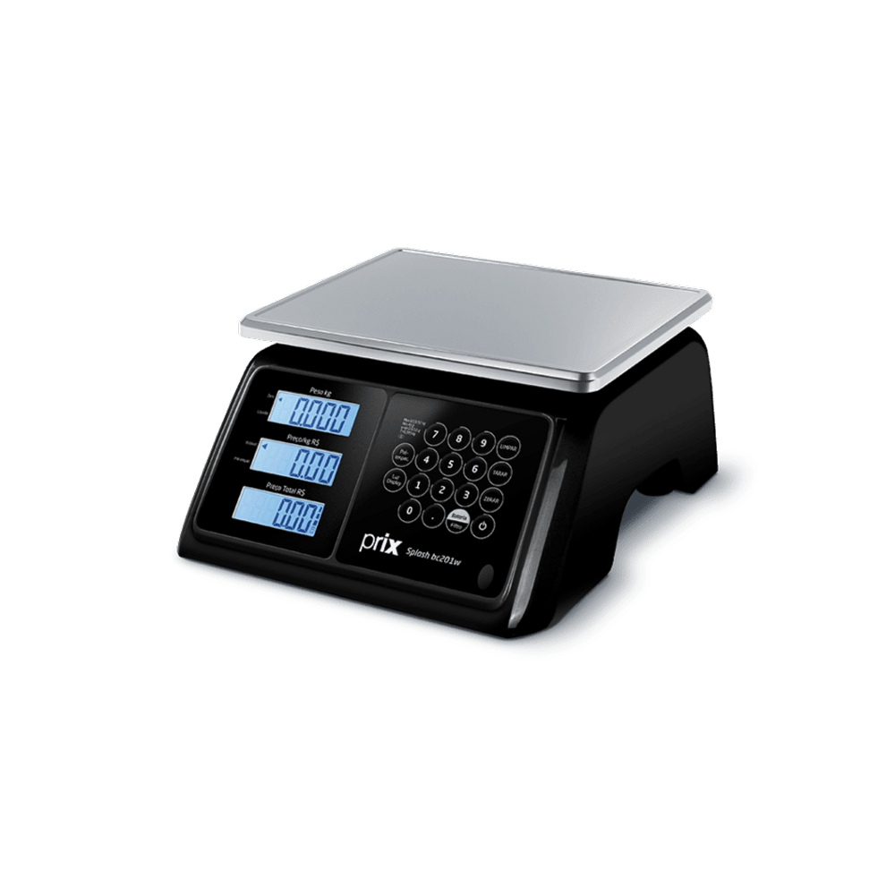 Balança Comercial Toledo A Prova D’Água BC201W Prix 32Kg com Bateria Interna (BC200W003)
