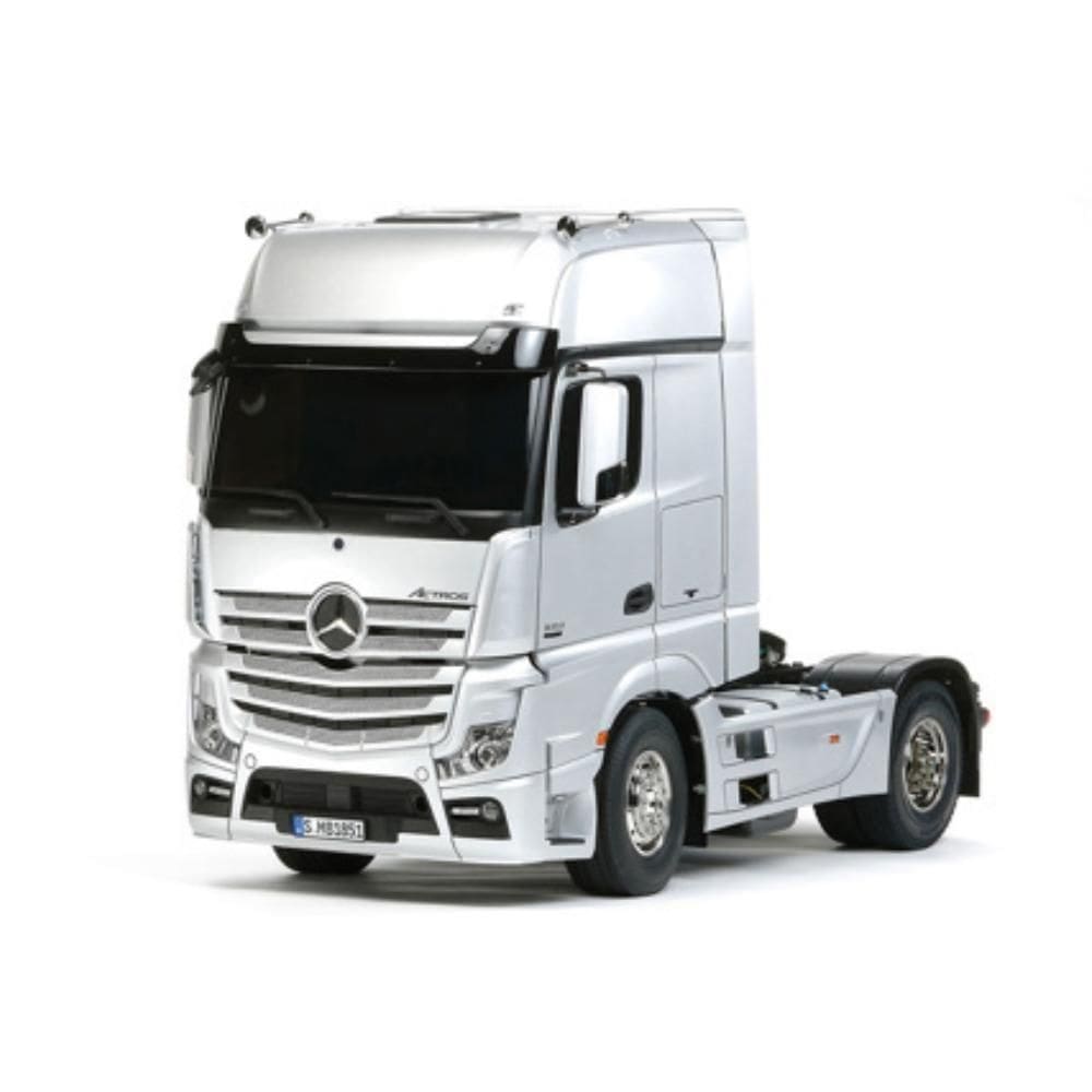 Automodelo Caminhão Mercedes Benz Actros Tamiya 1/14 Cinza