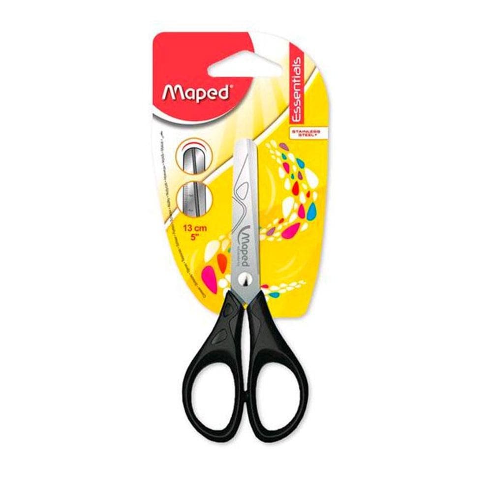 Tesoura escolar Essentials 13cm Preta 464260 Maped