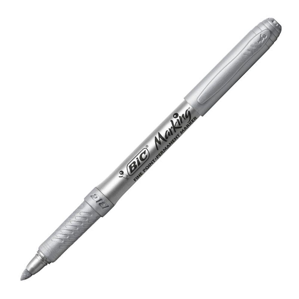 Marcador Permanente Marking Prata Metálico 971149 Bic