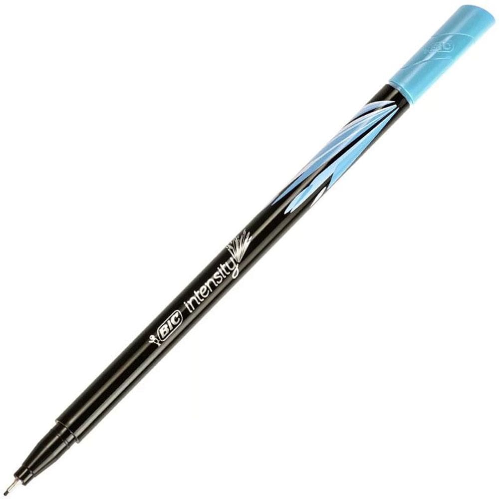 Caneta hidr ultra fina Intensity 0.4mm azul claro Bic