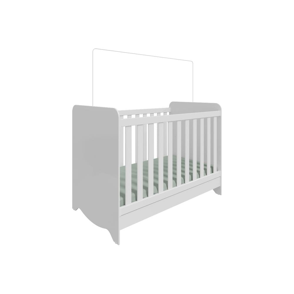 Berço Ben Moveis Peroba Americano MDF mini cama