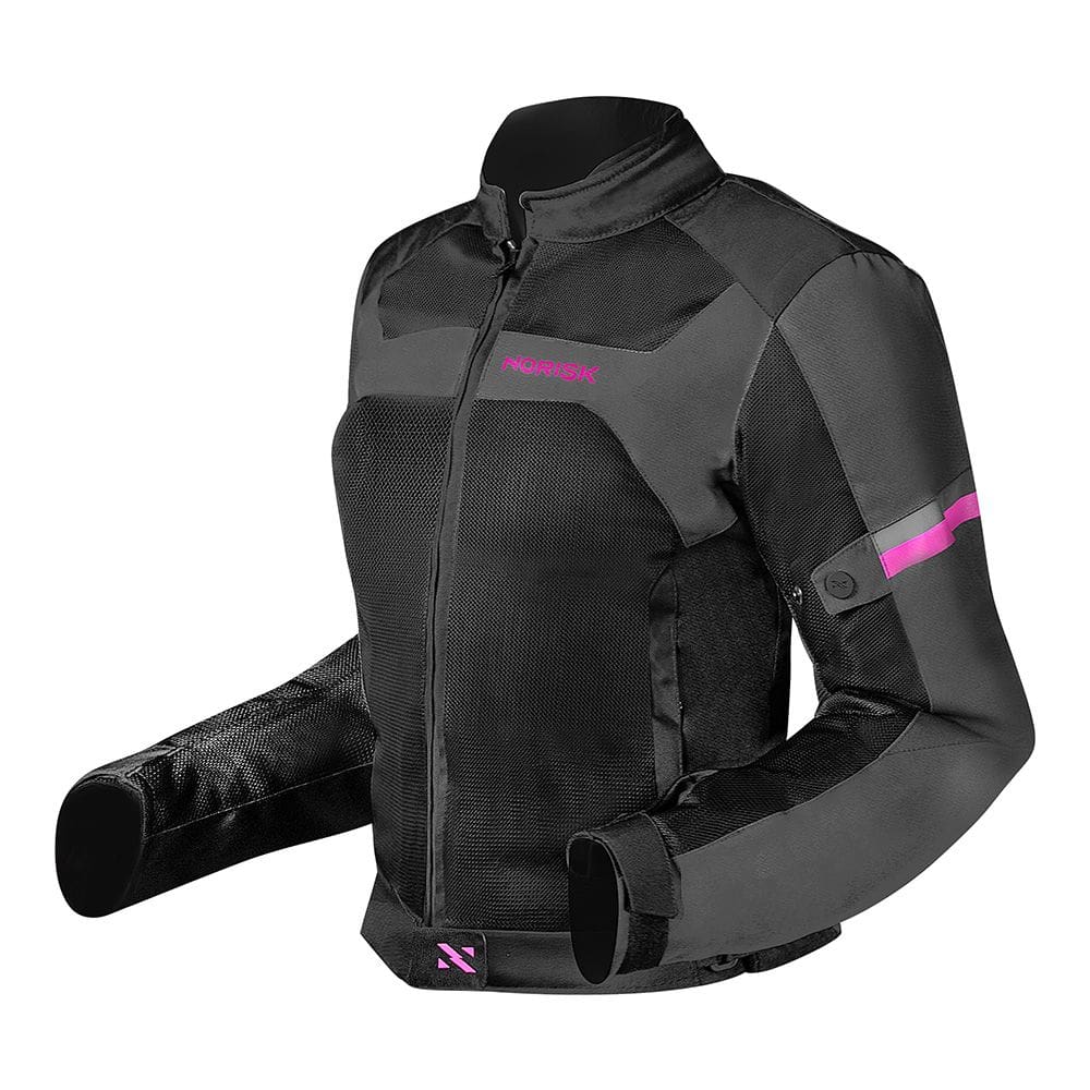 Jaqueta Norisk Feminina Trip Air Lady Preto e Rosa