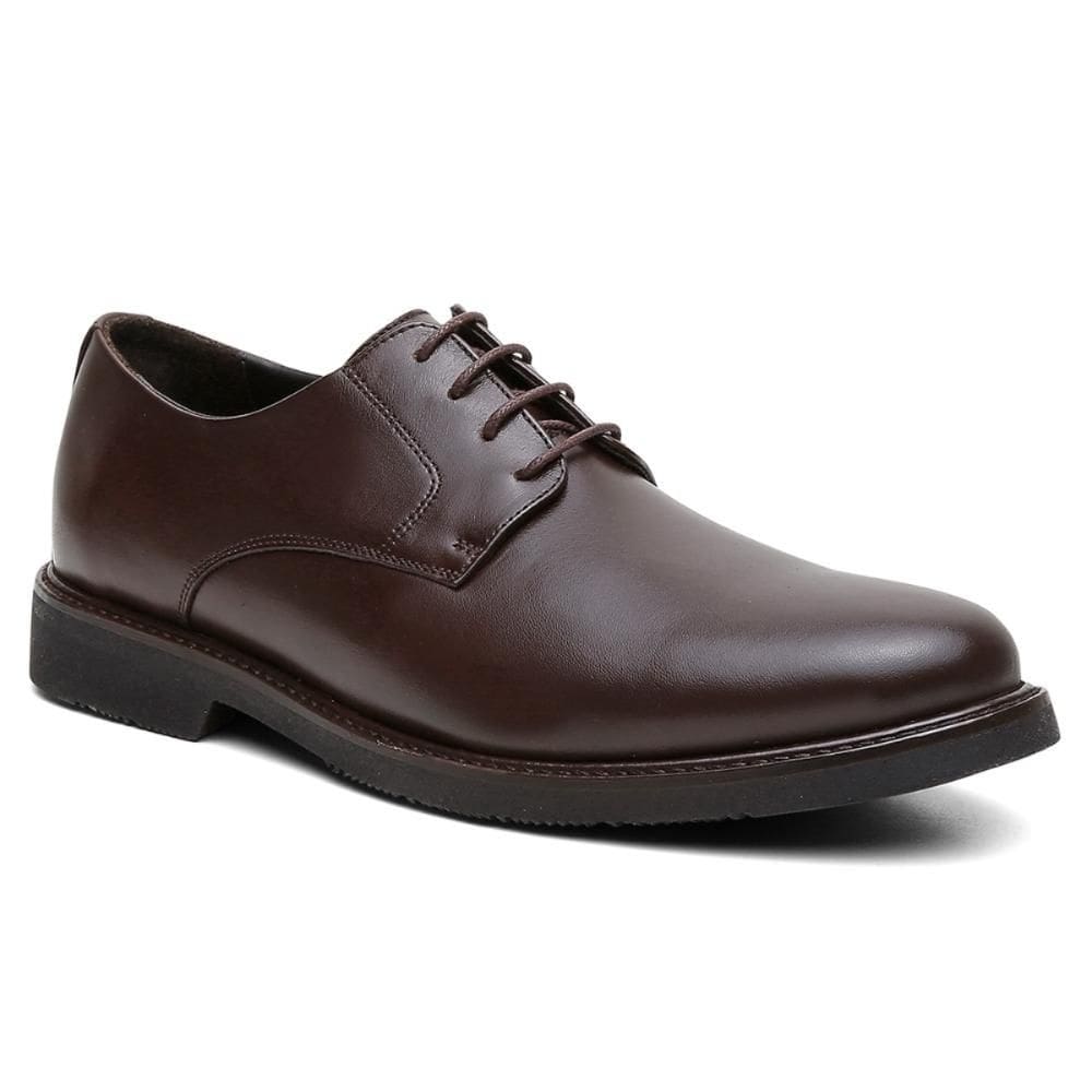 Sapato Derby Masculino Couro Macio Casual
