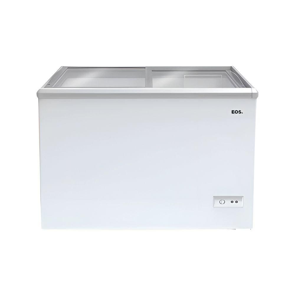 Freezer Expositor Horizontal Dupla Ação 120 Litros Eco Gelo Tampa de Vidro Eeh120xx 220v - Eos