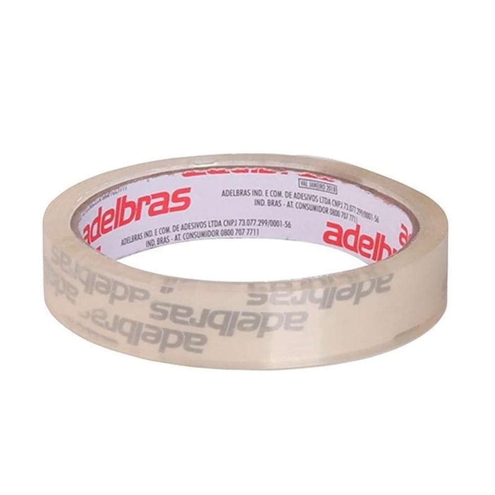 Fita adesiva Qualitape 18mmx50m Adelbras