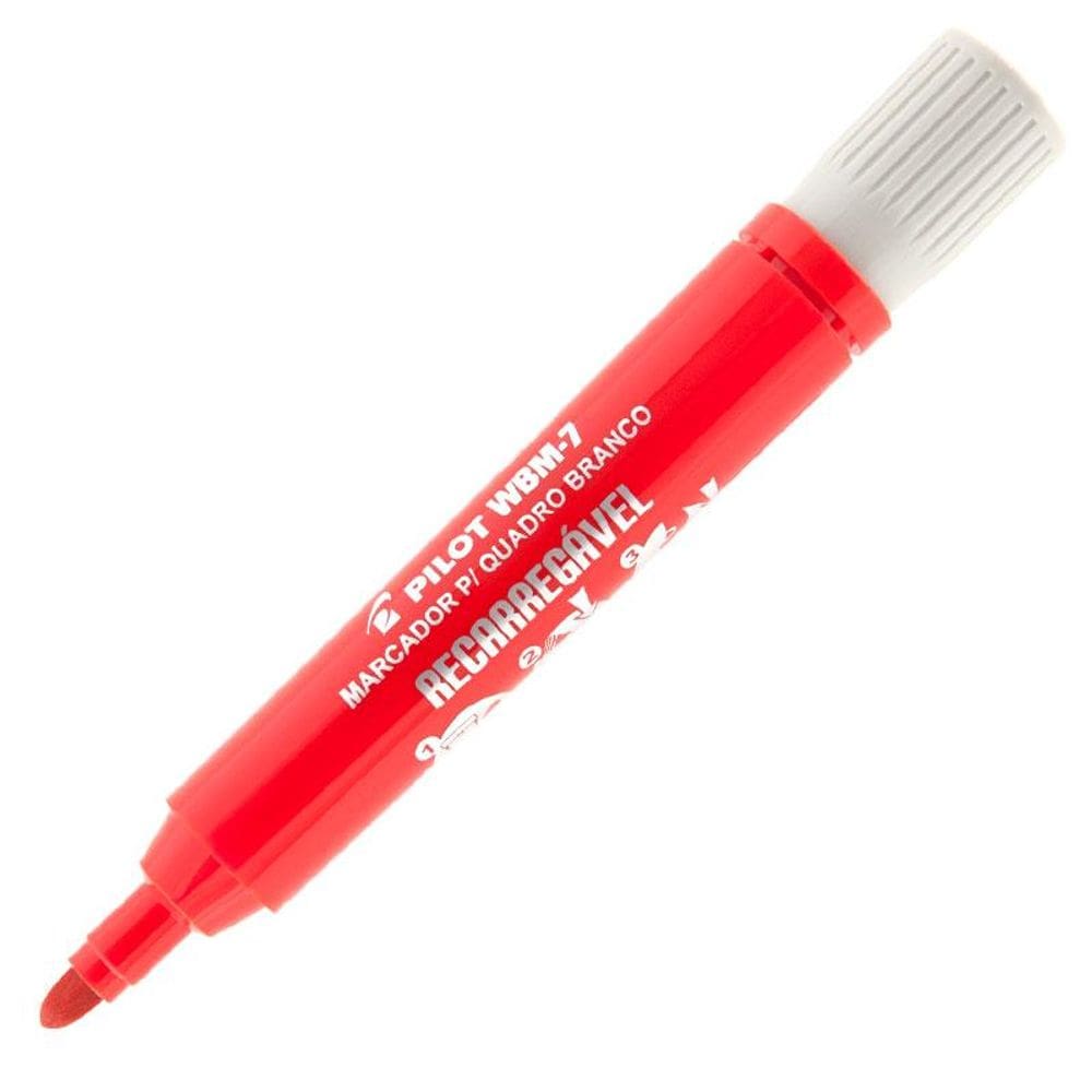 Pincel p/ quadro branco recarregável WBM 7 Vermelho Pilot