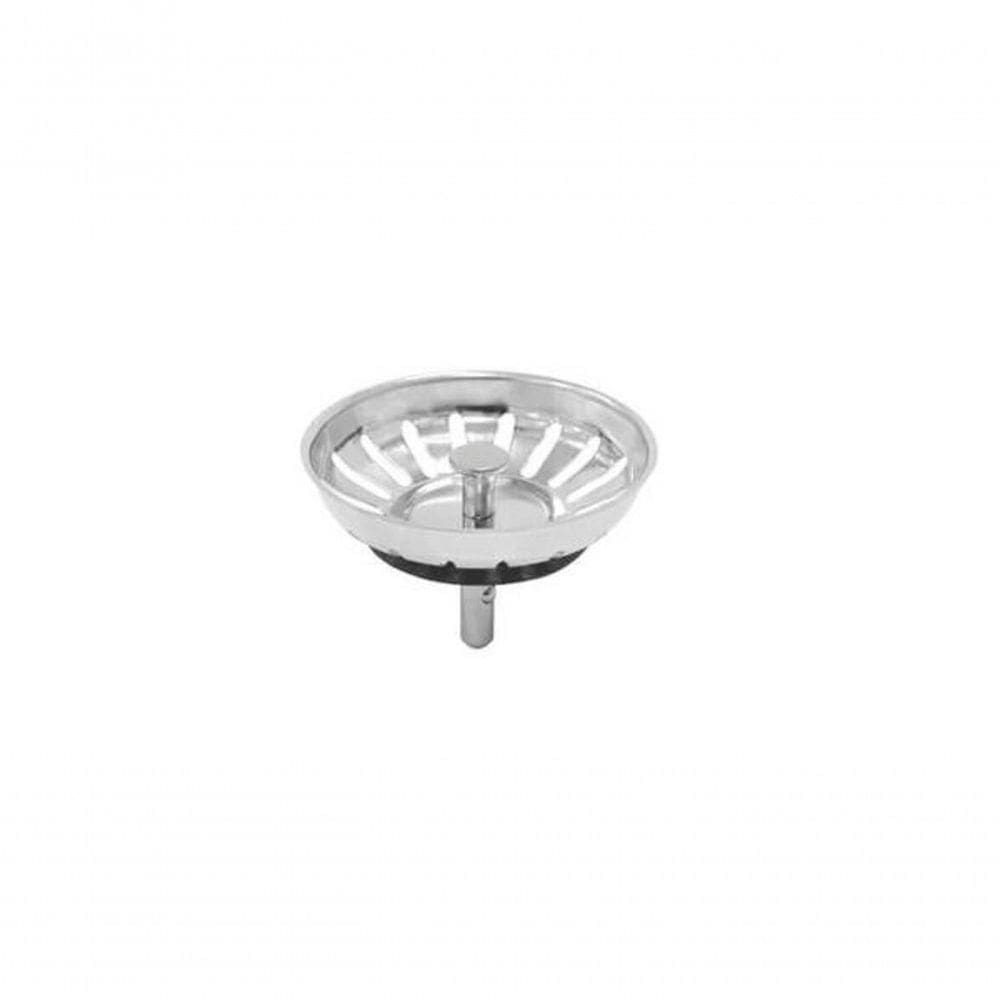 Tampa De Válvula Tramontina Luxo 4 1-2” Em Inox Polido E Polipropileno Para Pias E Cubas