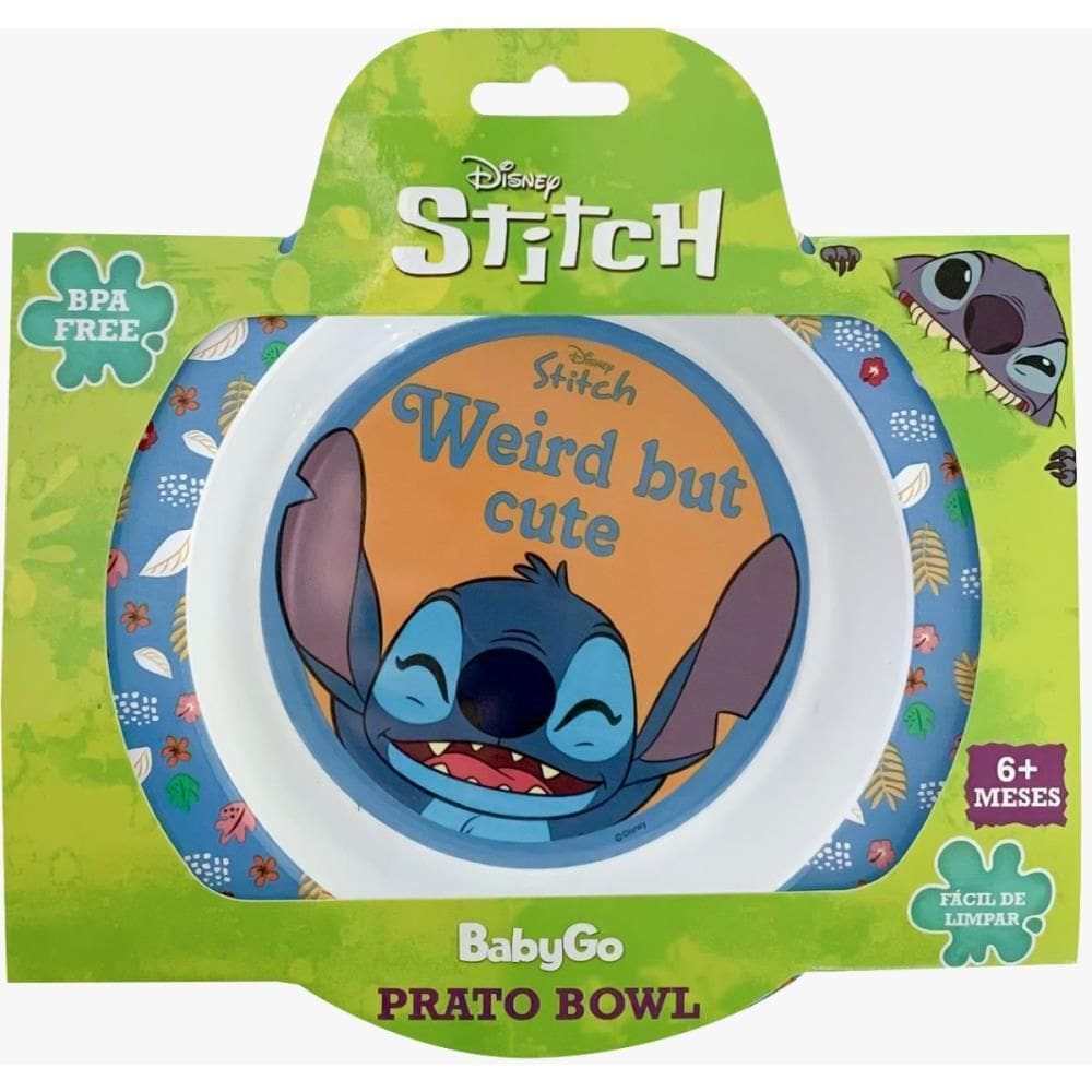 Kit Alimentacao STITCH Prato BOWL