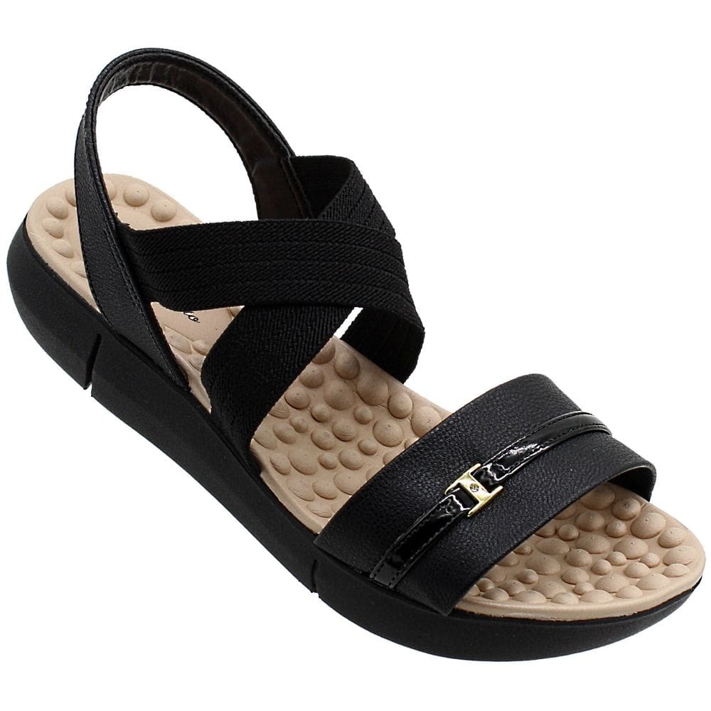 Sandália Anabela Modare Ultraconforto Elástico Feminina