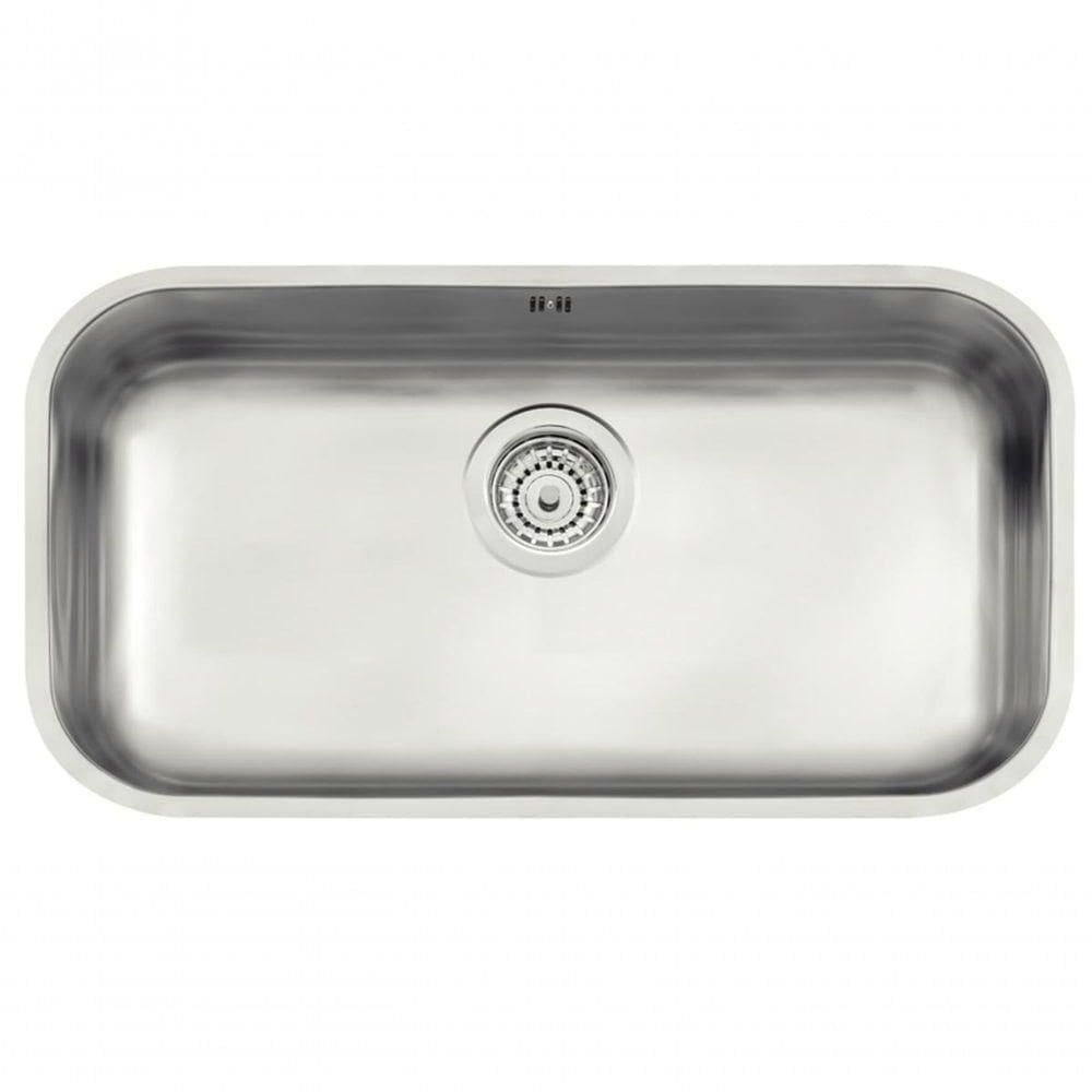 Cuba De Embutir Tramontina Lavínia 56 Bl Em Aço Inox Acabamento Escovado Com Escape 56x34 Cm