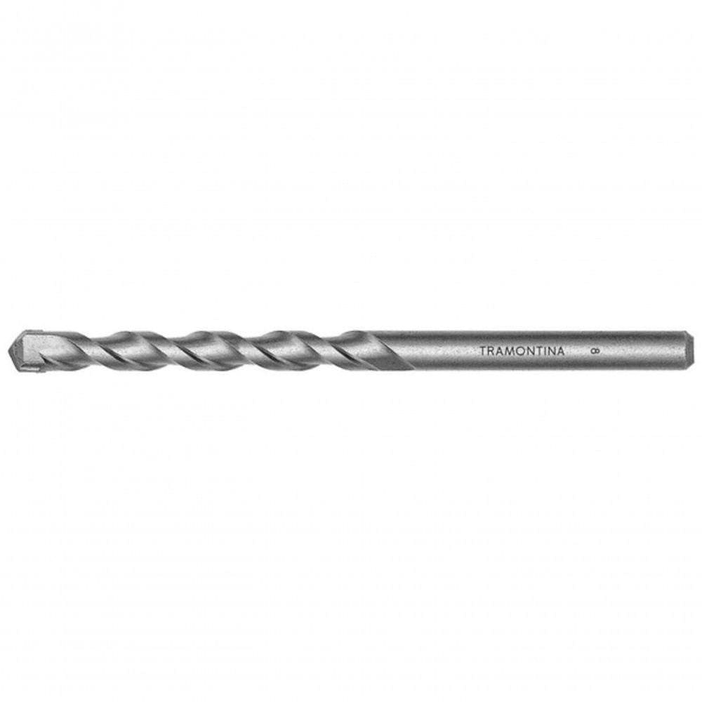 Broca Para Concreto 5x85 Mm 3-16” Tramontina Master Em Aço Com Acabamento Jateado Din 8039
