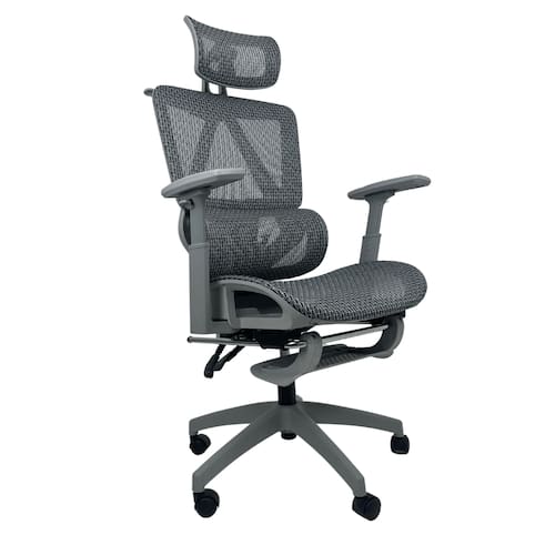 Cadeira de Escritório Presidente Executiva Oficial Titan Cinza