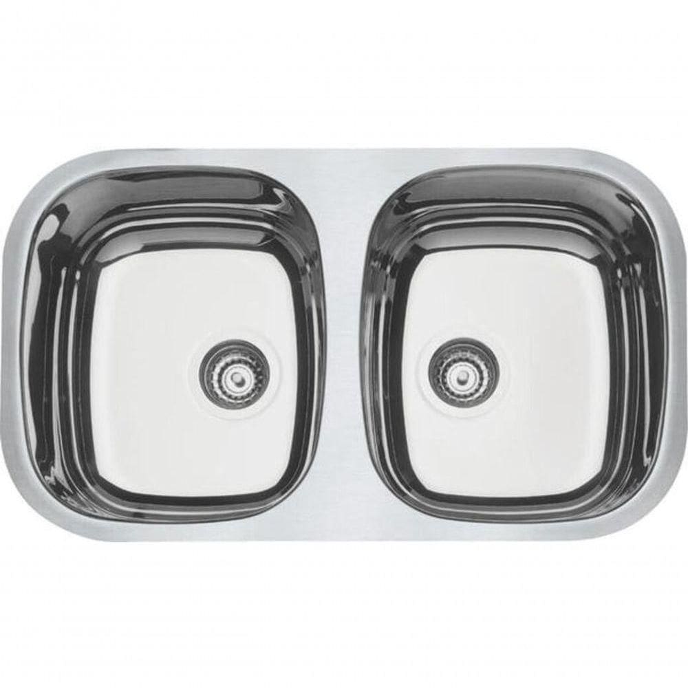 Cuba De Embutir Tramontina Isis 2c 34 Bl Em Inox Alto Brilho Sem Escape 77x45cm