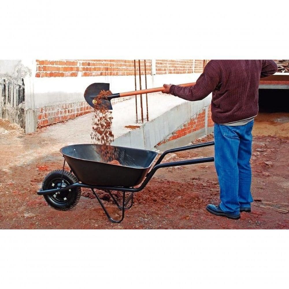 Pá Frankfurt Tramontina Em Aço Com Cabo De Madeira 120cm