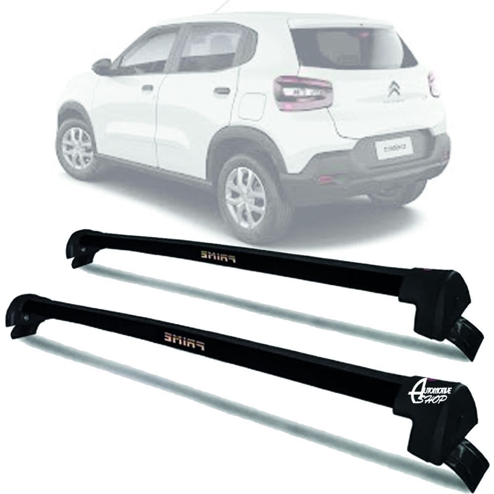 Rack Teto Aluminio Prime Citroen C3 Life 23 a 26 Preto PR106