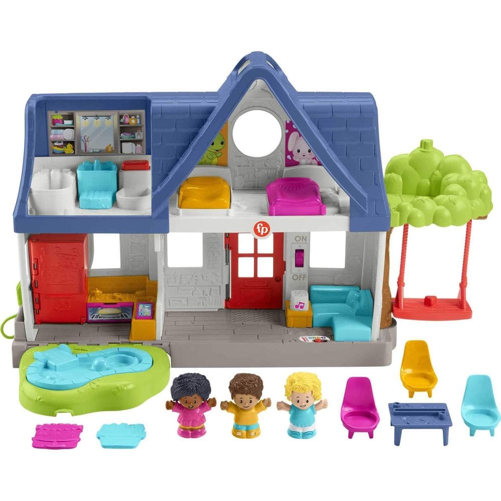 Brinquedo didático Fisher-Price Little People Play House há mais de 1 ano