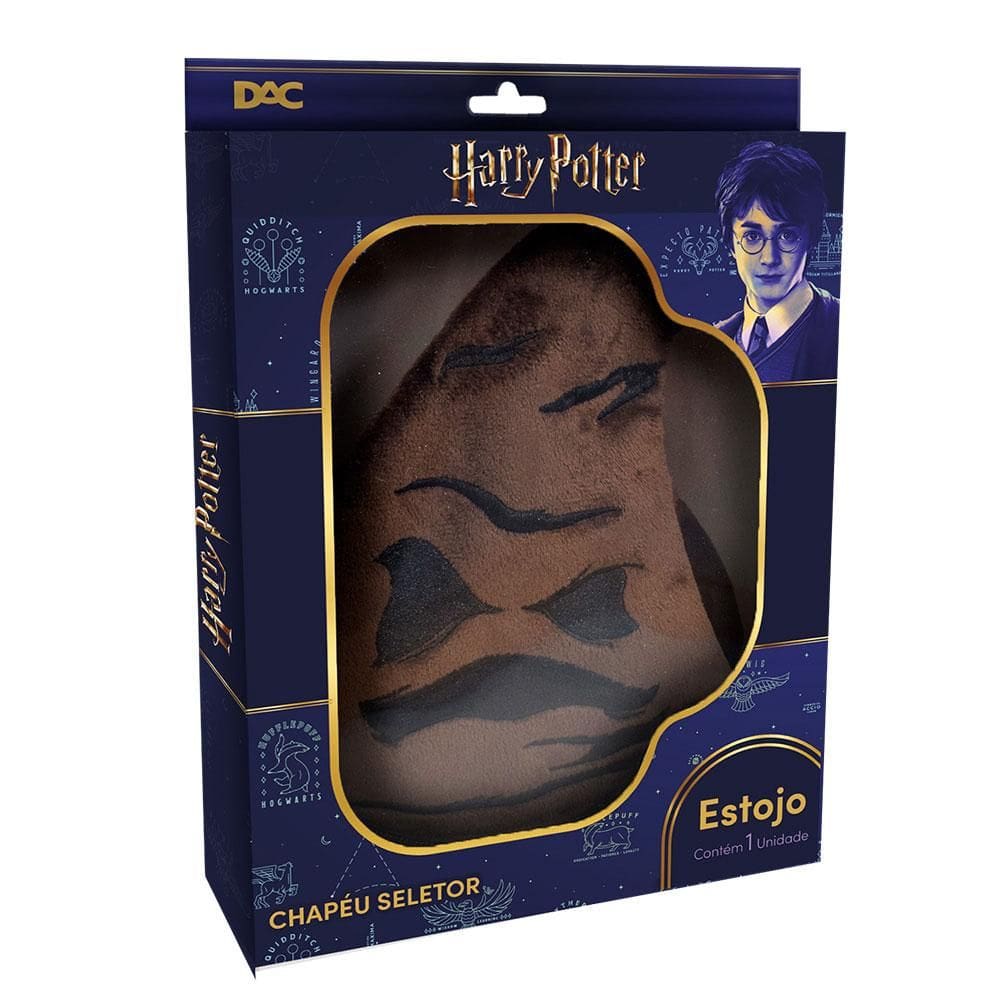 Estojo escolar com zíper fluffy 5288 Harry Potter - Dac