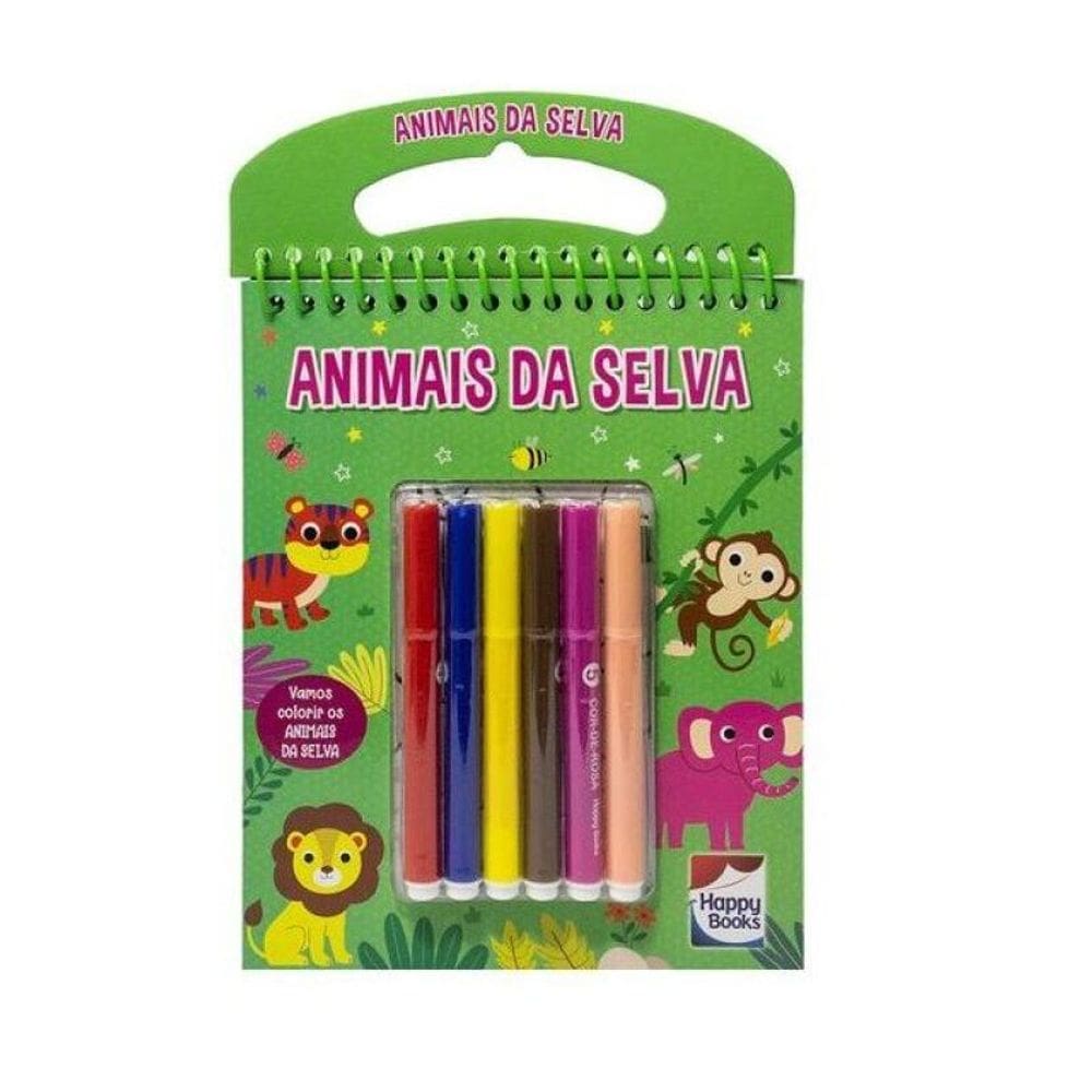 Colorindo Por Números: Animais Da Selva