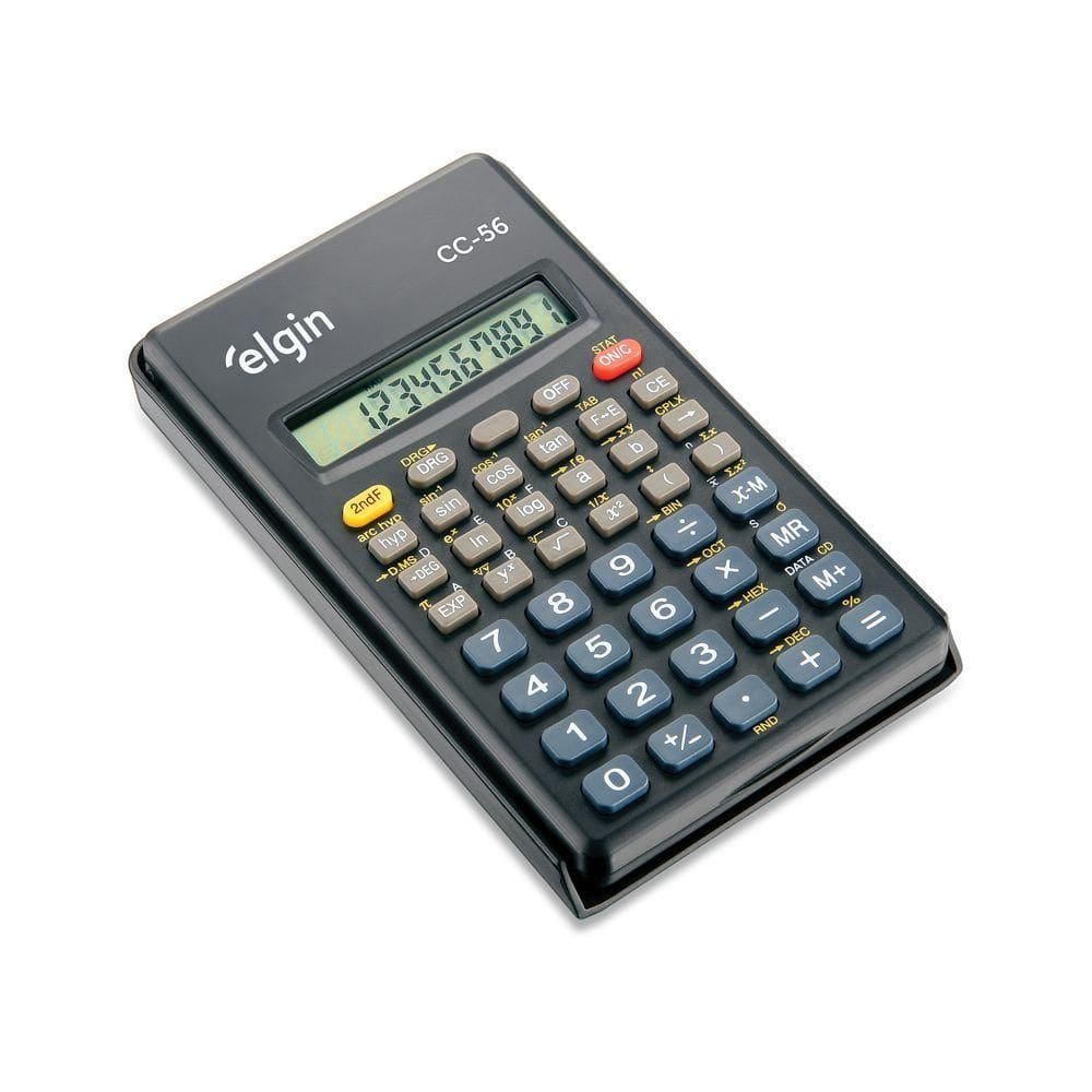 Calculadora Científica CC56 56 Funções 10 Dígitos Cálculos Estatísticos E Exponenciais