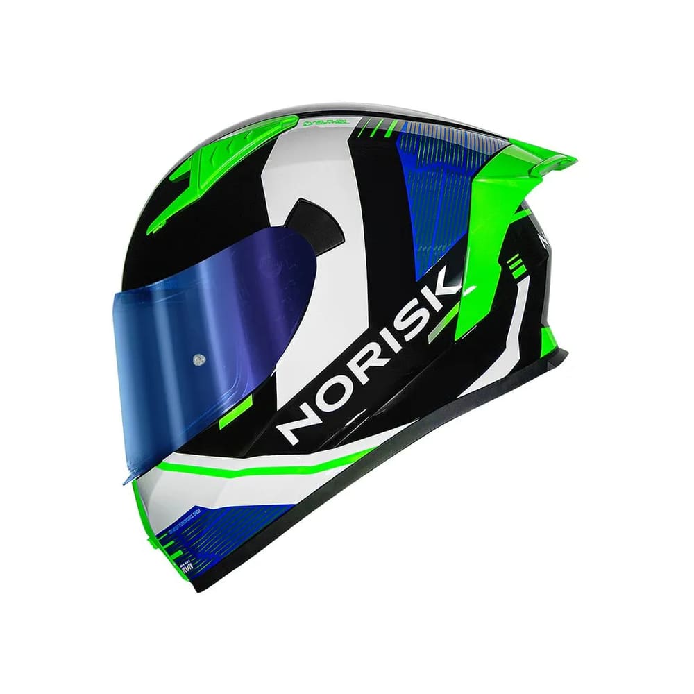 Capacete Norisk Flow Run Black / White Viseira Extra (60)