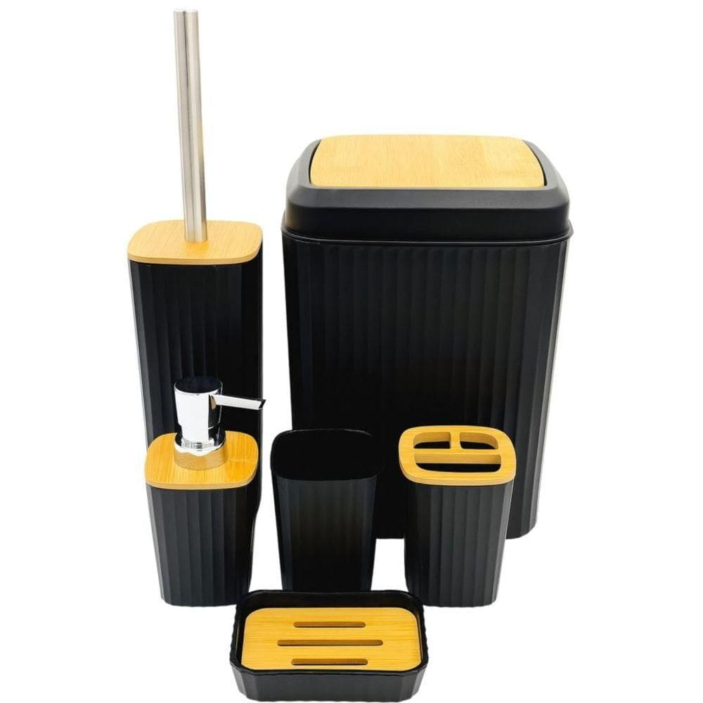 Conjunto Organizador de Banheiro c/ 6 Peças N248740-0 Quanhe