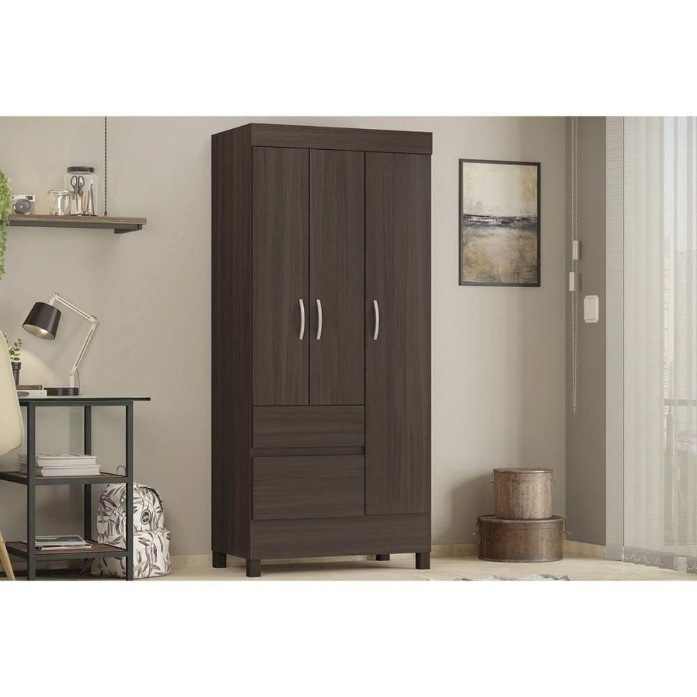 Guarda Roupa 3 Portas E 2 Gavetas Wind Cafe Touch - Demóbile
