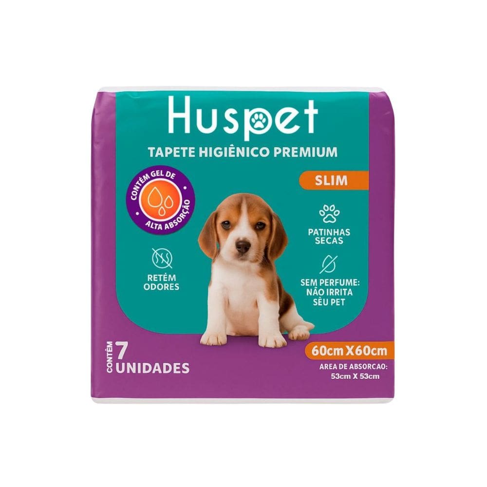 Tapete Higienico Premium Huspet - 60x60cm 7 un