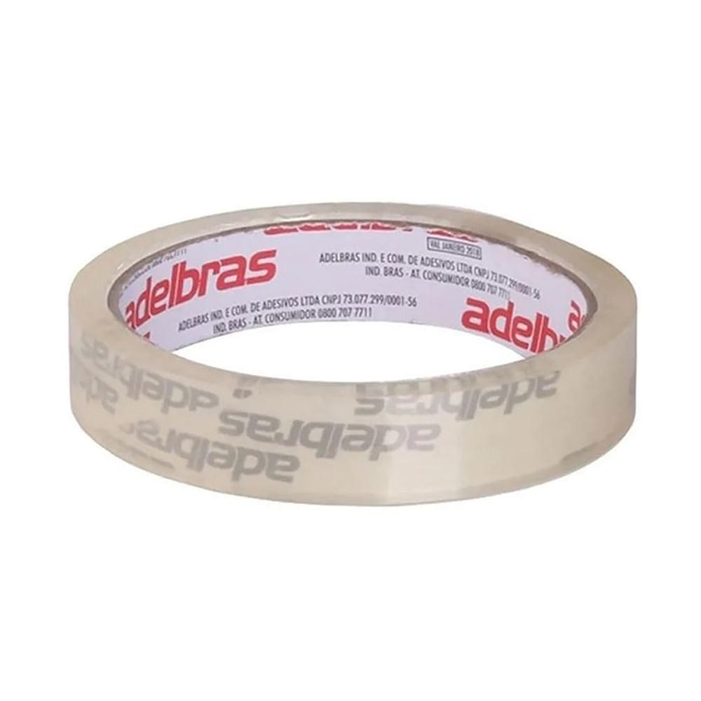 Fita adesiva Polisil 12mmx50m 510 - Adelbras