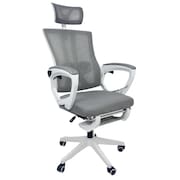 Cadeira de Escritório Presidente Executiva Oficial Paris Cinza