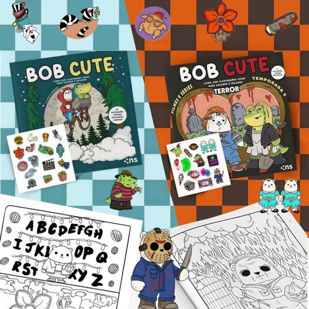 KIT BOB CUTE: Filmes e Séries – Temporada 1 & 2: Filmes e Séries - Filmes e Séries Terror